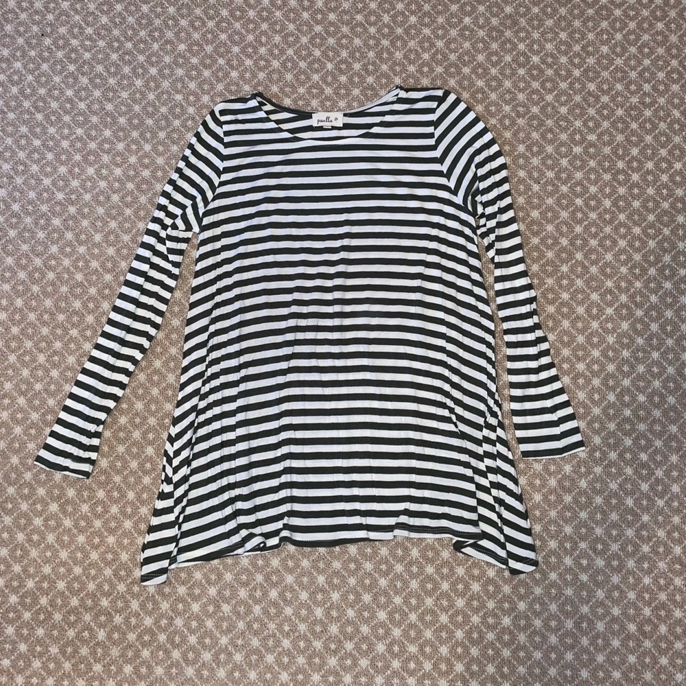 Puebla striped long sleeve tee